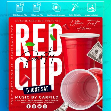 4,900+ Red Cup Party Stock Illustrations, Royalty-Free Vector