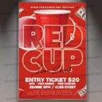 Download Red Cup Live Event PSD Template 1