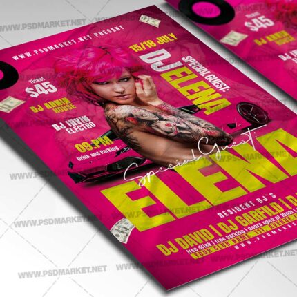 Download Special Guest Event PSD Template 2