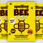 Spelling Bee Contest - Flyer PSD Template | ExclusiveFlyer