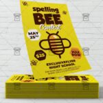 Spelling Bee Contest - Flyer PSD Template | ExclusiveFlyer