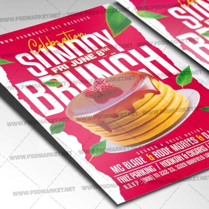 Download Sunday Brunch PSD Template 2