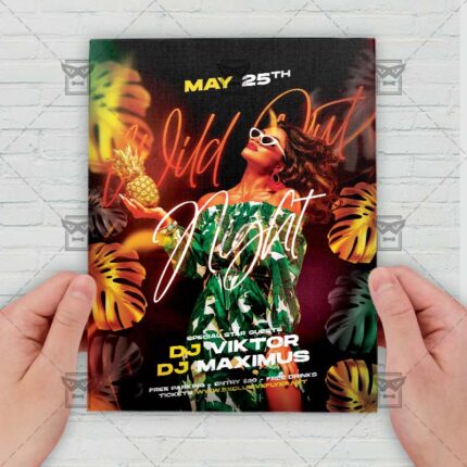 Wild Out Night - Flyer PSD Template | ExclusiveFlyer