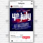 4th of July Takeover - Flyer PSD Template | ExclusiveFlyer