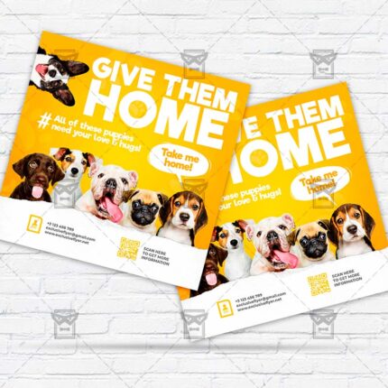 Adopt the Dog - Flyer PSD Template | ExclusiveFlyer
