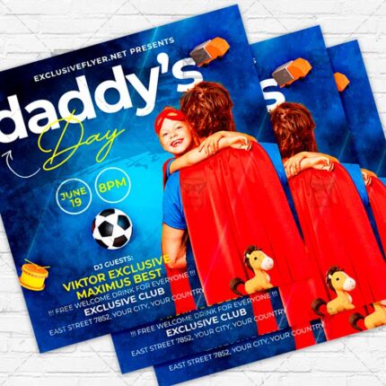 Daddy's Day - Flyer PSD Template | ExclusiveFlyer
