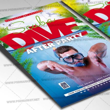 Download Diving PSD Template 2