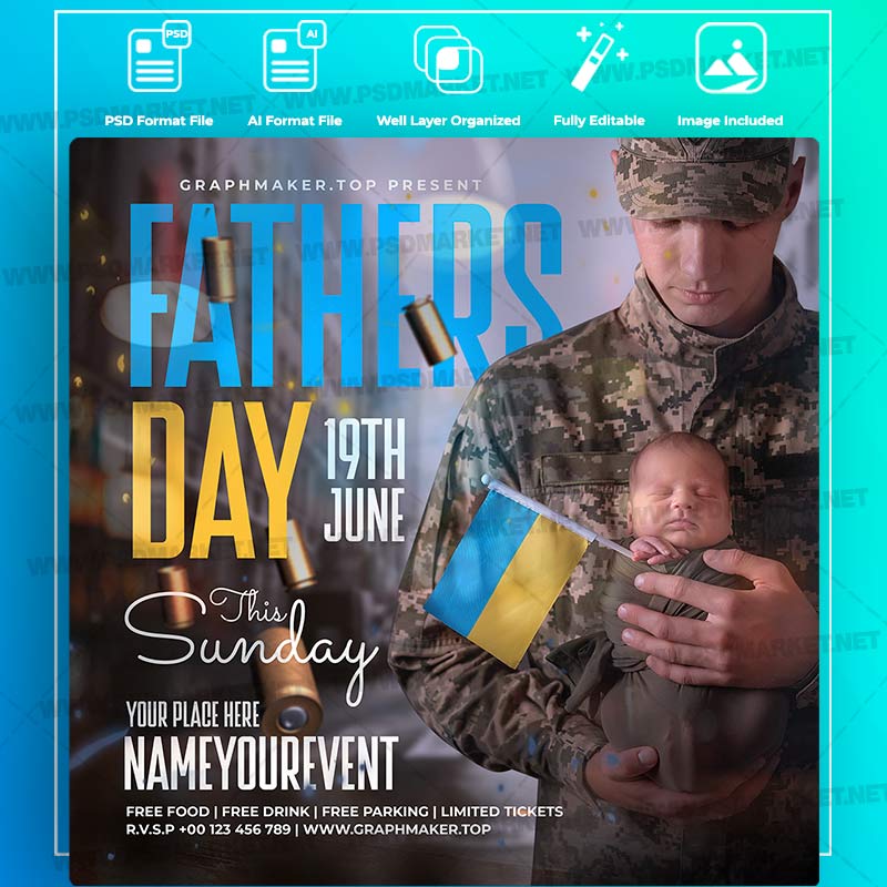 fathers-day-templates-in-psd-vector.jpg Download Fathers Day Templates in PSD & Vector