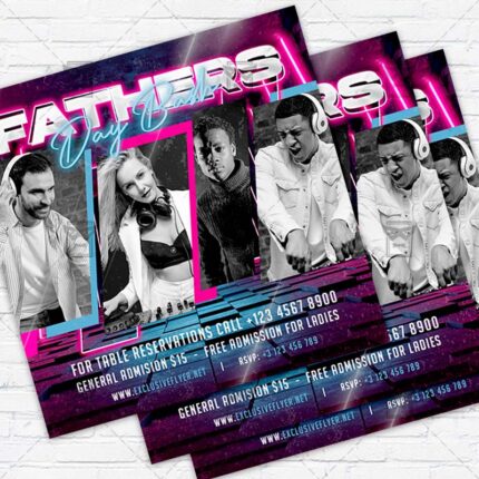 Fathers Day Bash - Flyer PSD Template | ExclusiveFlyer