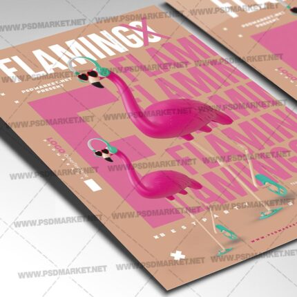 Download Flamingo Event PSD Template 2