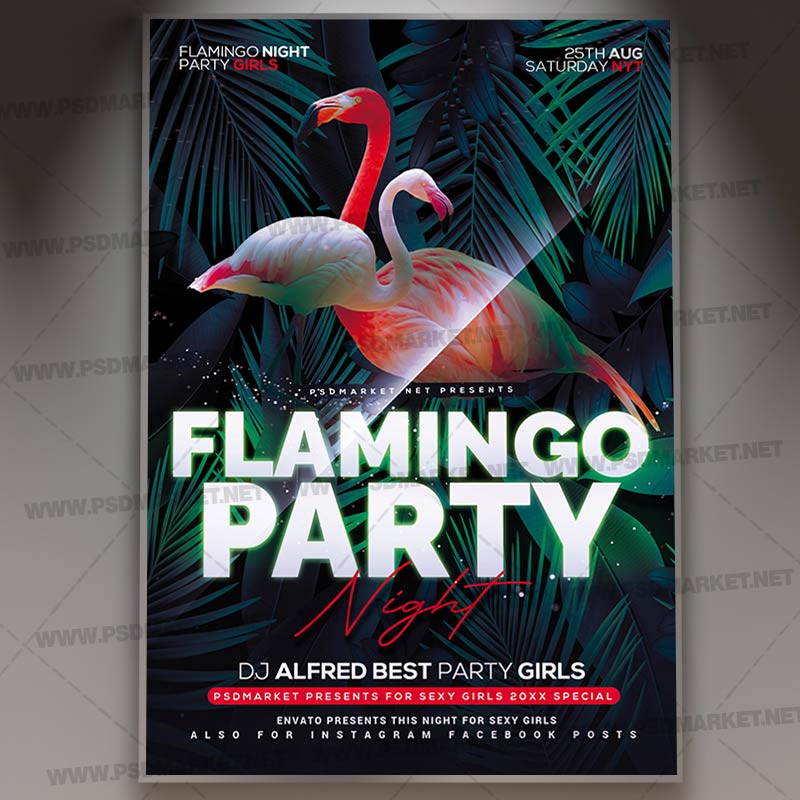 flamingo_party_night_psd_template_1.jpg Download Flamingo Party Night PSD Template 1