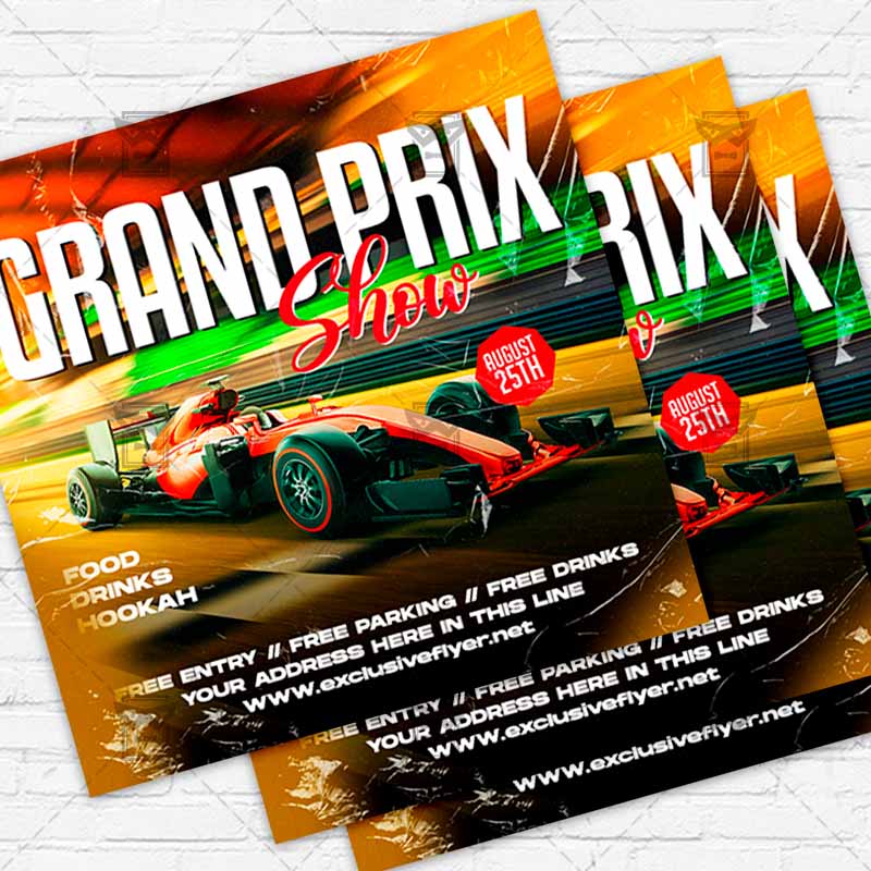 grand_prix_show-instagramflyer-template-1.jpg Grand Prix Show - Flyer PSD Template | ExclusiveFlyer