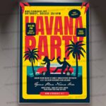 Download Havana Party Event PSD Template 1