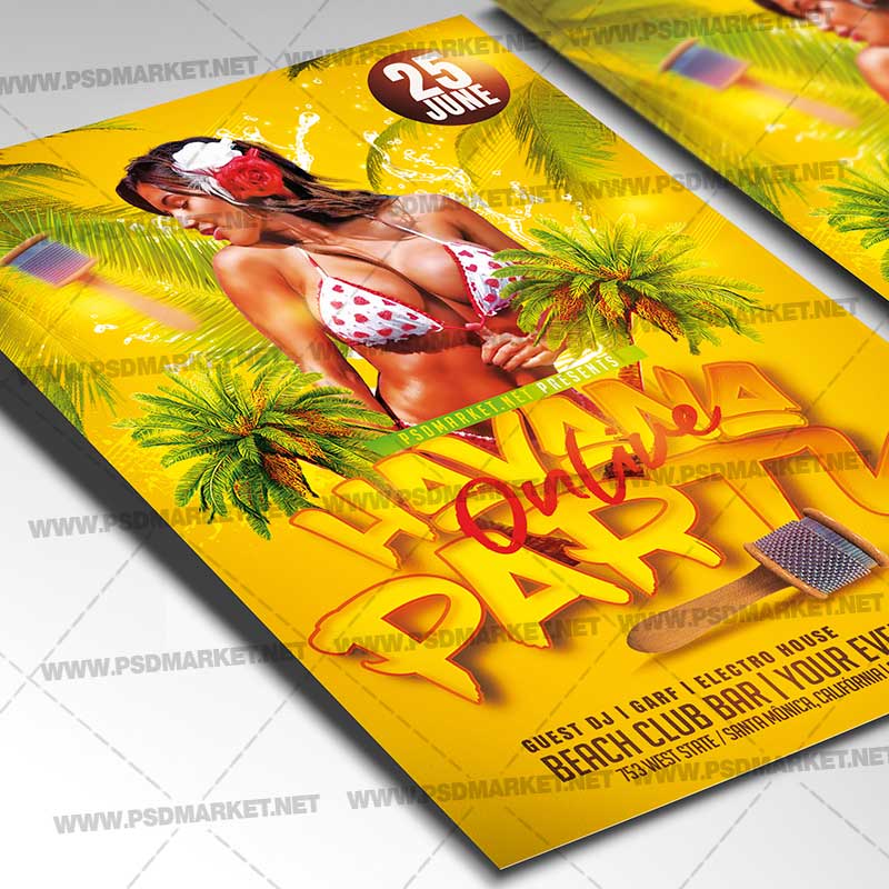 havana_party_psd_template_2.jpg Download Havana Party PSD Template 2