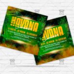 Havana Summer - Flyer PSD Template | ExclusiveFlyer