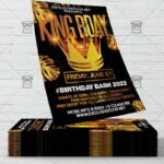 King Birthday - Flyer PSD Template | ExclusiveFlyer