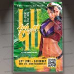 Download Luau Night PSD Template 1