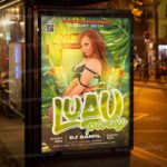 Download Luau Party PSD Template 3