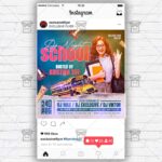 School Dj Night - Flyer PSD Template | ExclusiveFlyer