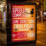 Download Speelling Bee Competition PSD Template 3