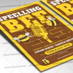 Download Speelling Bee Event PSD Template 2