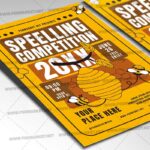 Download Speelling Bee Night PSD Template 2