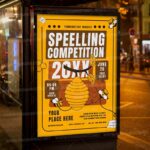 Download Speelling Bee Night PSD Template 3