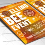 Download Speelling Bee Party PSD Template 2