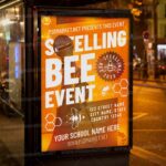 Download Speelling Bee Party PSD Template 3