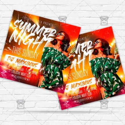 Summer Ladies Night - Flyer PSD Template | ExclusiveFlyer