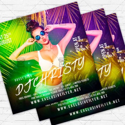 Summer Mood - Flyer PSD Template | ExclusiveFlyer