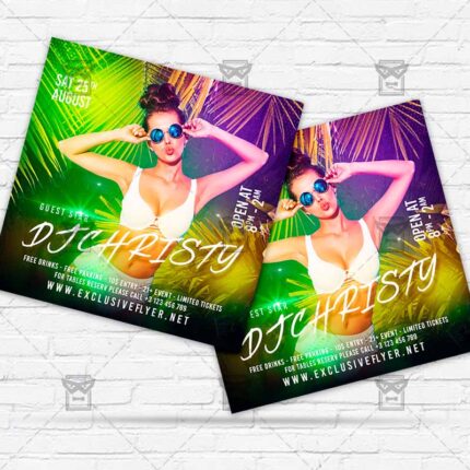 Summer Mood - Flyer PSD Template | ExclusiveFlyer