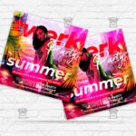 Summer Twerk Party - Flyer PSD Template | ExclusiveFlyer
