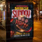 Download Sunday Barbecue PSD Template 3