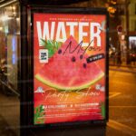 Download Watermelon Party PSD Template 3