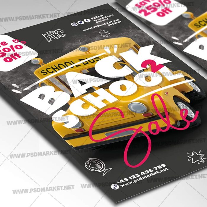 Download Back 2 School Sale 2022 PSD Template 2