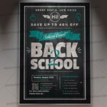 Back To School Event PSD Template