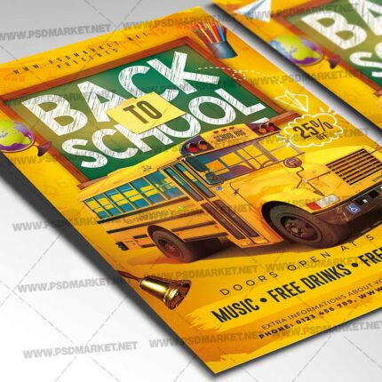 Download Back to School PSD Template 2