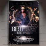 Download Birthday Best Party PSD Template 1