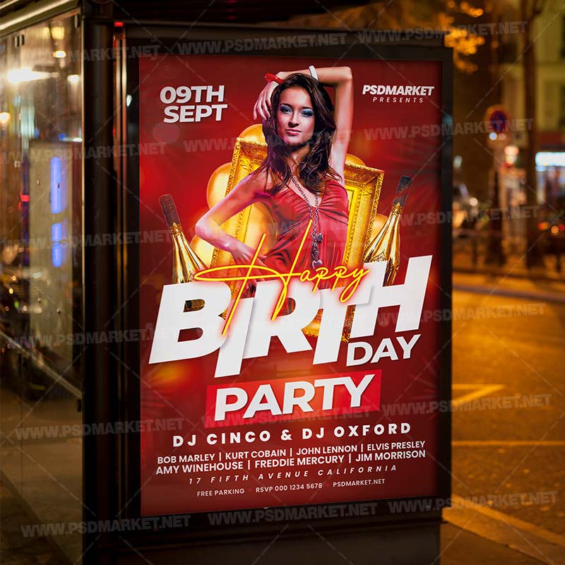 birthday_cool_party_psd_template_3.jpg Download Birthday Cool Party PSD Template 3