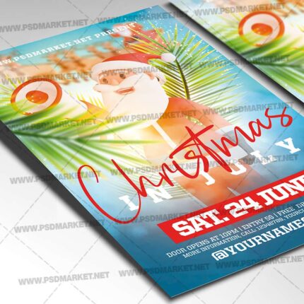Download Christmas in July PSD Template 2