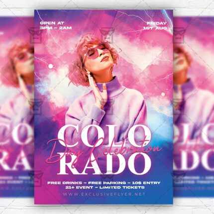 Colorado Day Celebration - Flyer PSD Template | ExclusiveFlyer