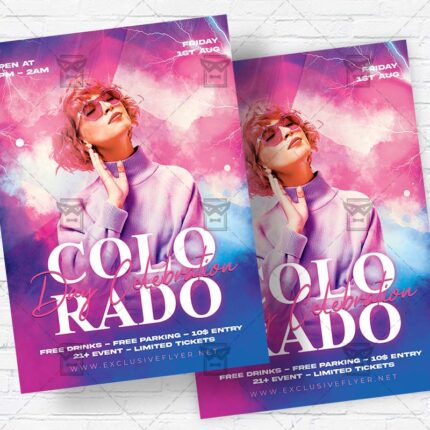 Colorado Day Celebration - Flyer PSD Template | ExclusiveFlyer