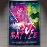 Download Dj Battle PSD Template 1