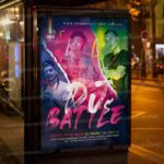 Download Dj Battle PSD Template 3