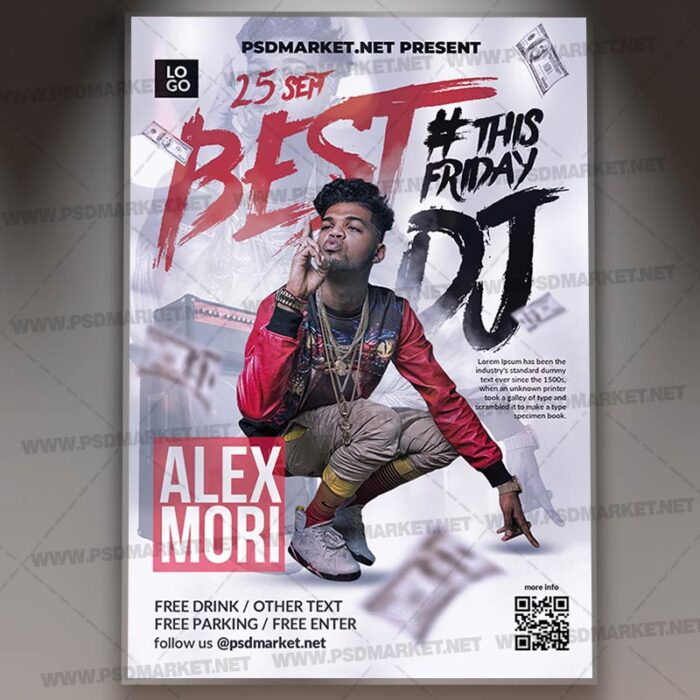 Download Dj Club Party PSD Template 1