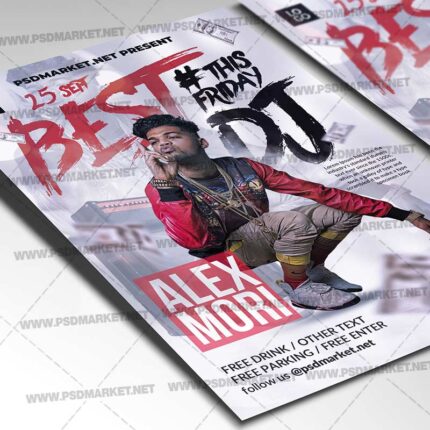 Download Dj Club Party PSD Template 2
