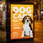 Download Dog Camping Event PSD Template 3