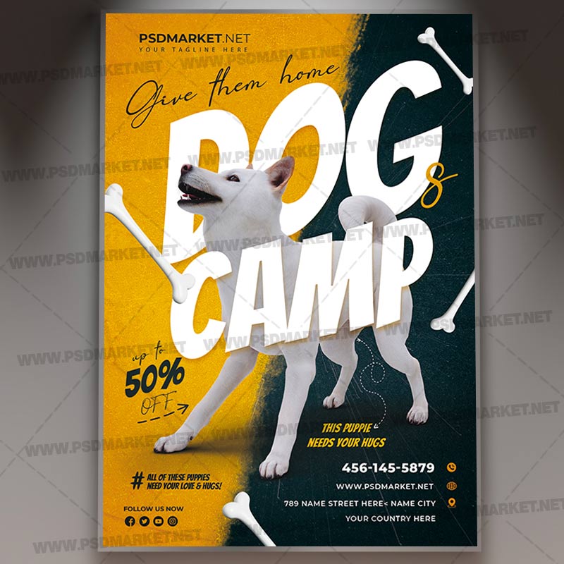 dogs_camp_psd_template_1.jpg Download Dogs Camp PSD Template 1