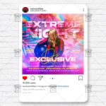 Extreme Night - Flyer PSD Template | ExclusiveFlyer